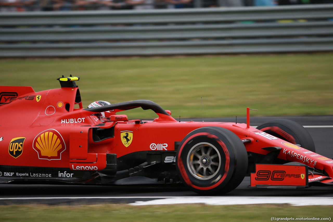 GP GRAN BRETAGNA, 13.07.2019- Qualifiche, Charles Leclerc (MON) Ferrari SF90