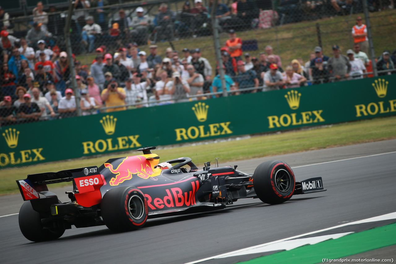 GP GRAN BRETAGNA, 13.07.2019- Qualifiche, Max Verstappen (NED) Red Bull Racing RB15
