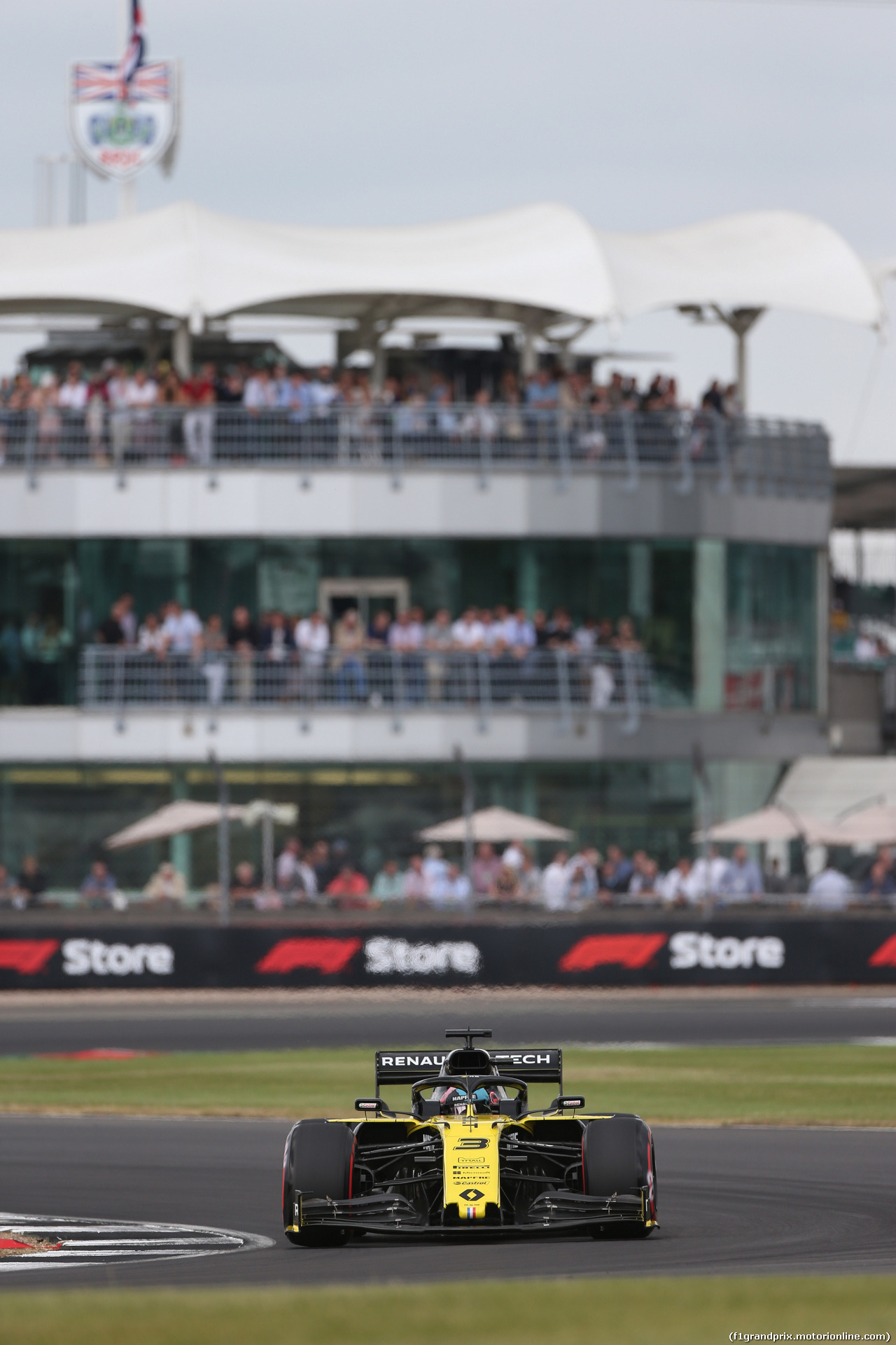 GP GRAN BRETAGNA, 13.07.2019- Qualifiche, Daniel Ricciardo (AUS) Renault Sport F1 Team RS19