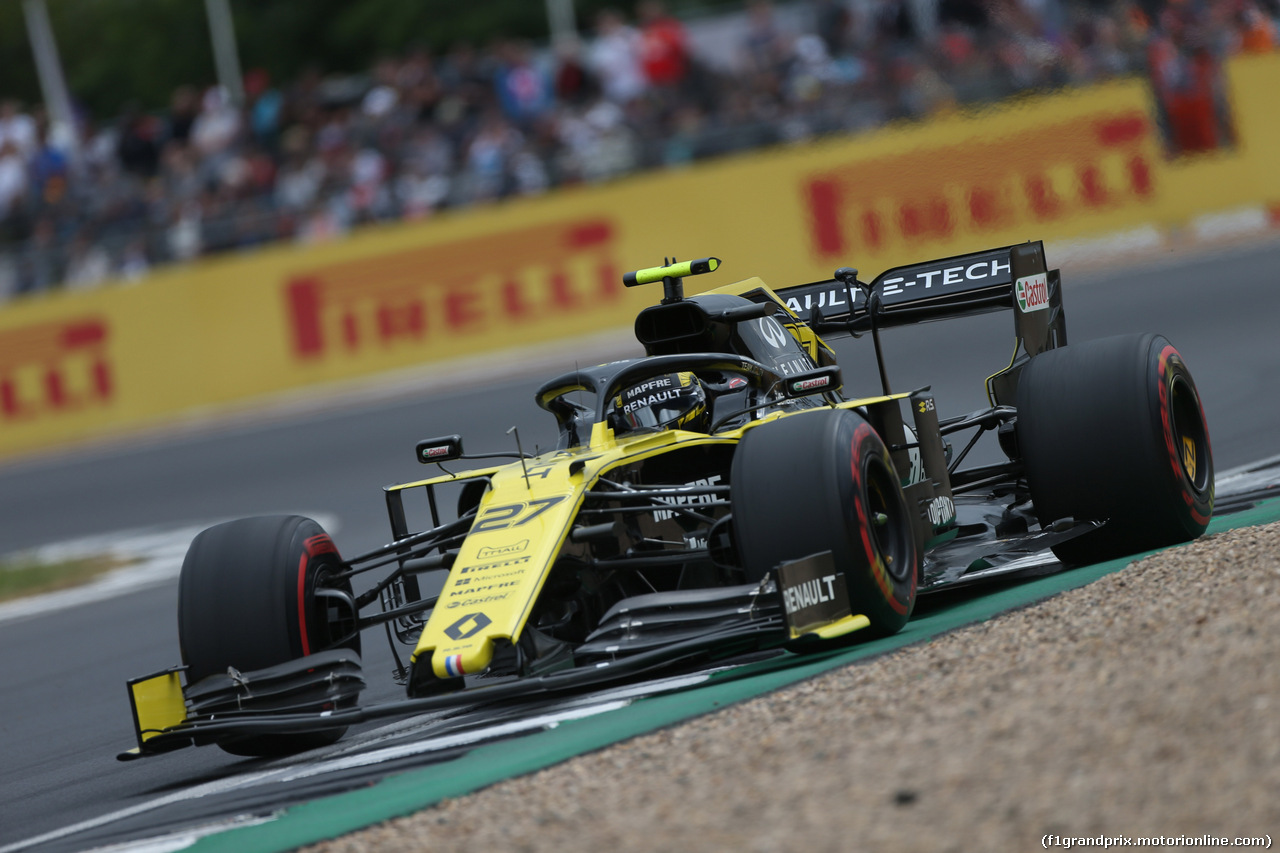 GP GRAN BRETAGNA, 13.07.2019- Qualifiche, Nico Hulkenberg (GER) Renault Sport F1 Team RS19