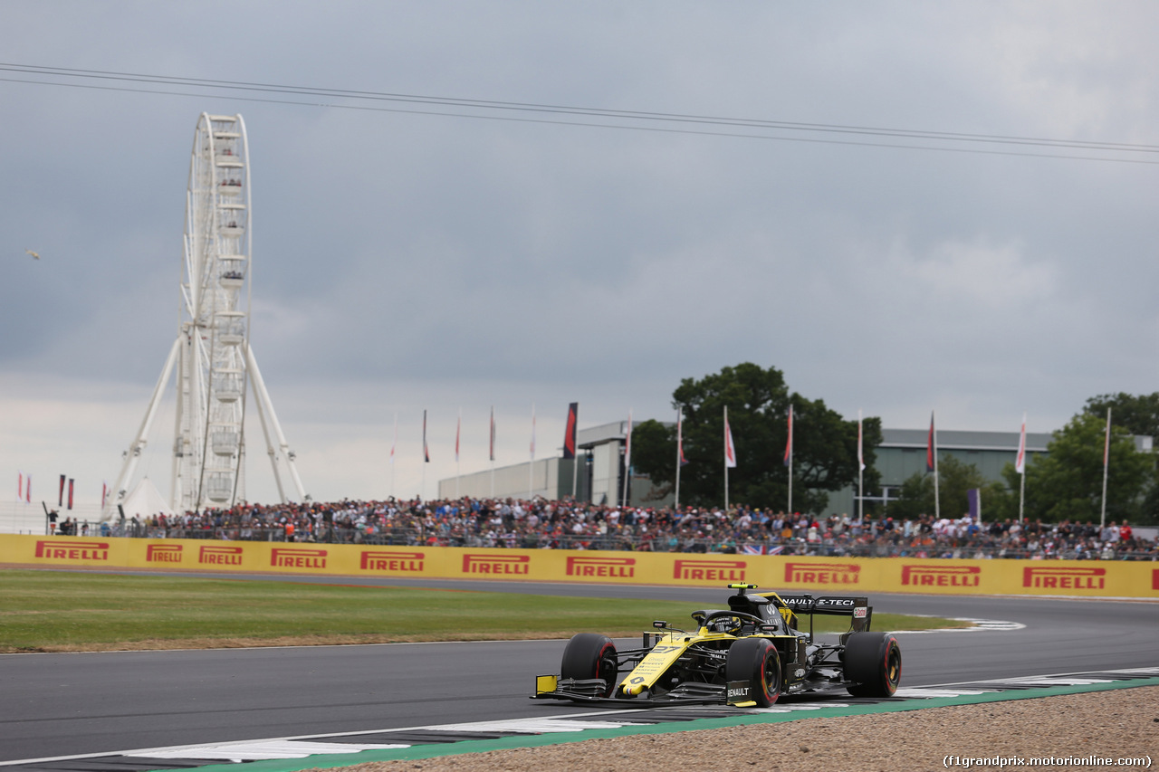 GP GRAN BRETAGNA, 13.07.2019- Qualifiche, Nico Hulkenberg (GER) Renault Sport F1 Team RS19