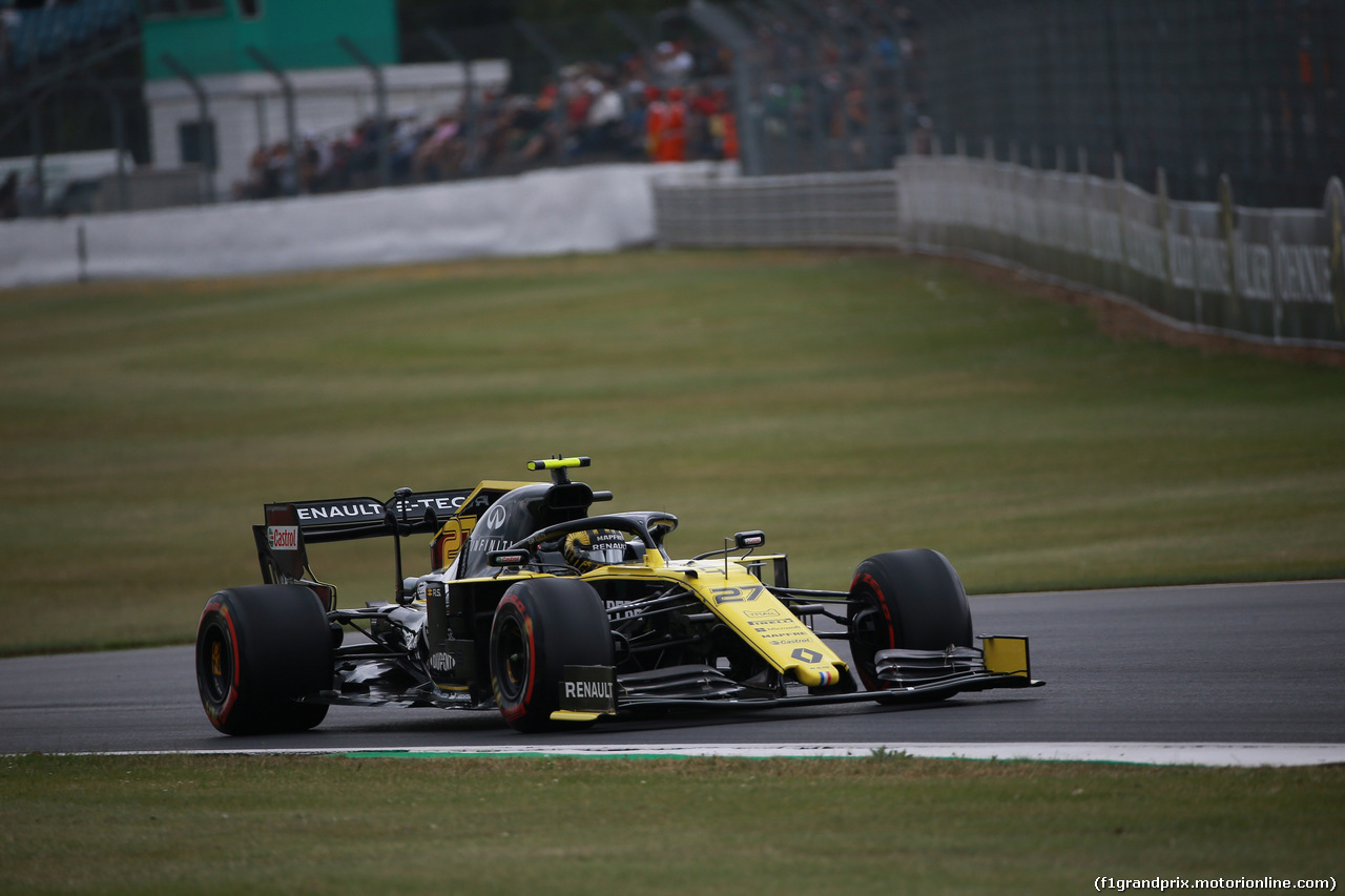 GP GRAN BRETAGNA, 13.07.2019- Qualifiche, Nico Hulkenberg (GER) Renault Sport F1 Team RS19