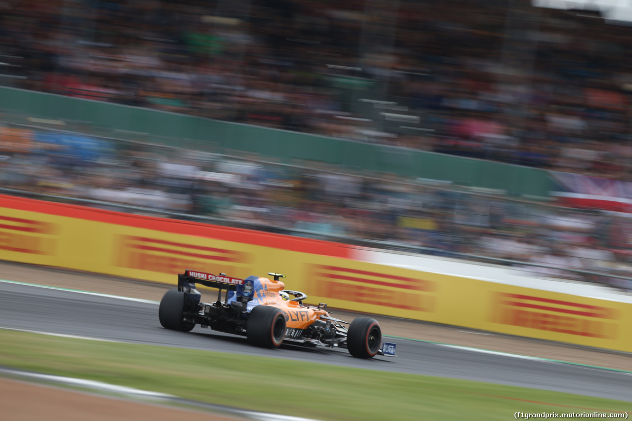 GP GRAN BRETAGNA, 13.07.2019- Qualifiche, Lando Norris (GBR) Mclaren F1 Team MCL34