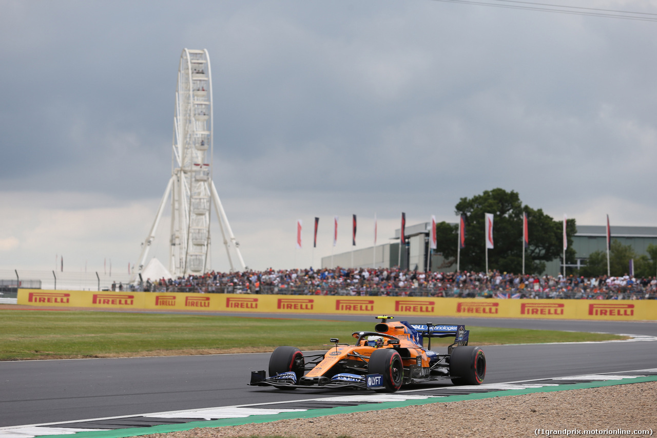 GP GRAN BRETAGNA, 13.07.2019- Qualifiche, Lando Norris (GBR) Mclaren F1 Team MCL34