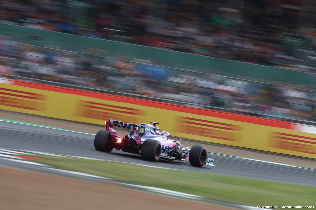 GP GRAN BRETAGNA, 13.07.2019- Qualifiche, Sergio Perez (MEX) Racing Point F1 RP19