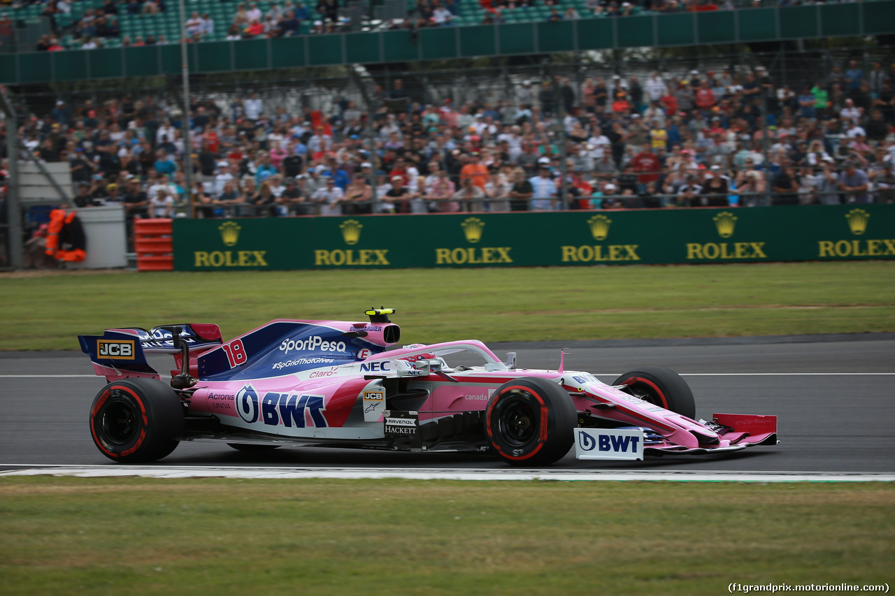 GP GRAN BRETAGNA, 13.07.2019- Qualifiche, Lance Stroll (CDN) Racing Point F1 RP19