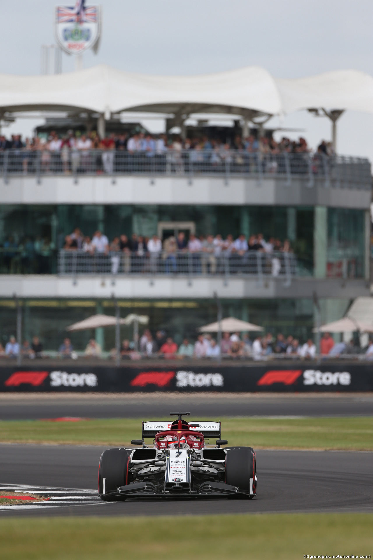 GP GRAN BRETAGNA, 13.07.2019- Qualifiche, Kimi Raikkonen (FIN) Alfa Romeo Racing C38