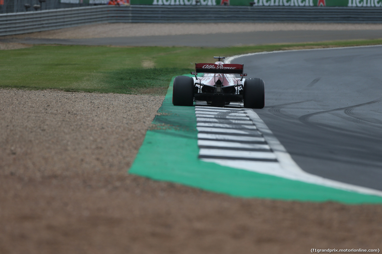 GP GRAN BRETAGNA, 13.07.2019- Qualifiche, Kimi Raikkonen (FIN) Alfa Romeo Racing C38