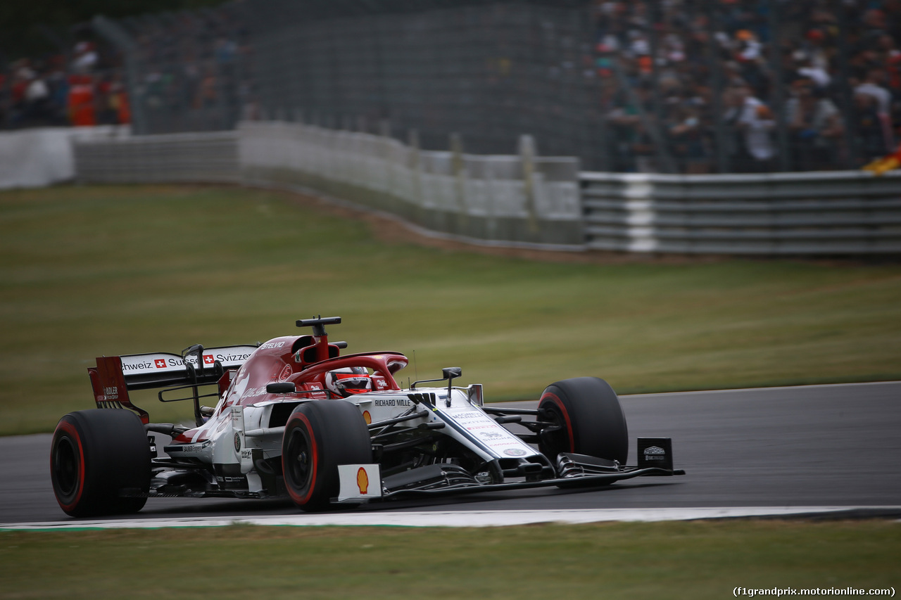 GP GRAN BRETAGNA, 13.07.2019- Qualifiche, Kimi Raikkonen (FIN) Alfa Romeo Racing C38