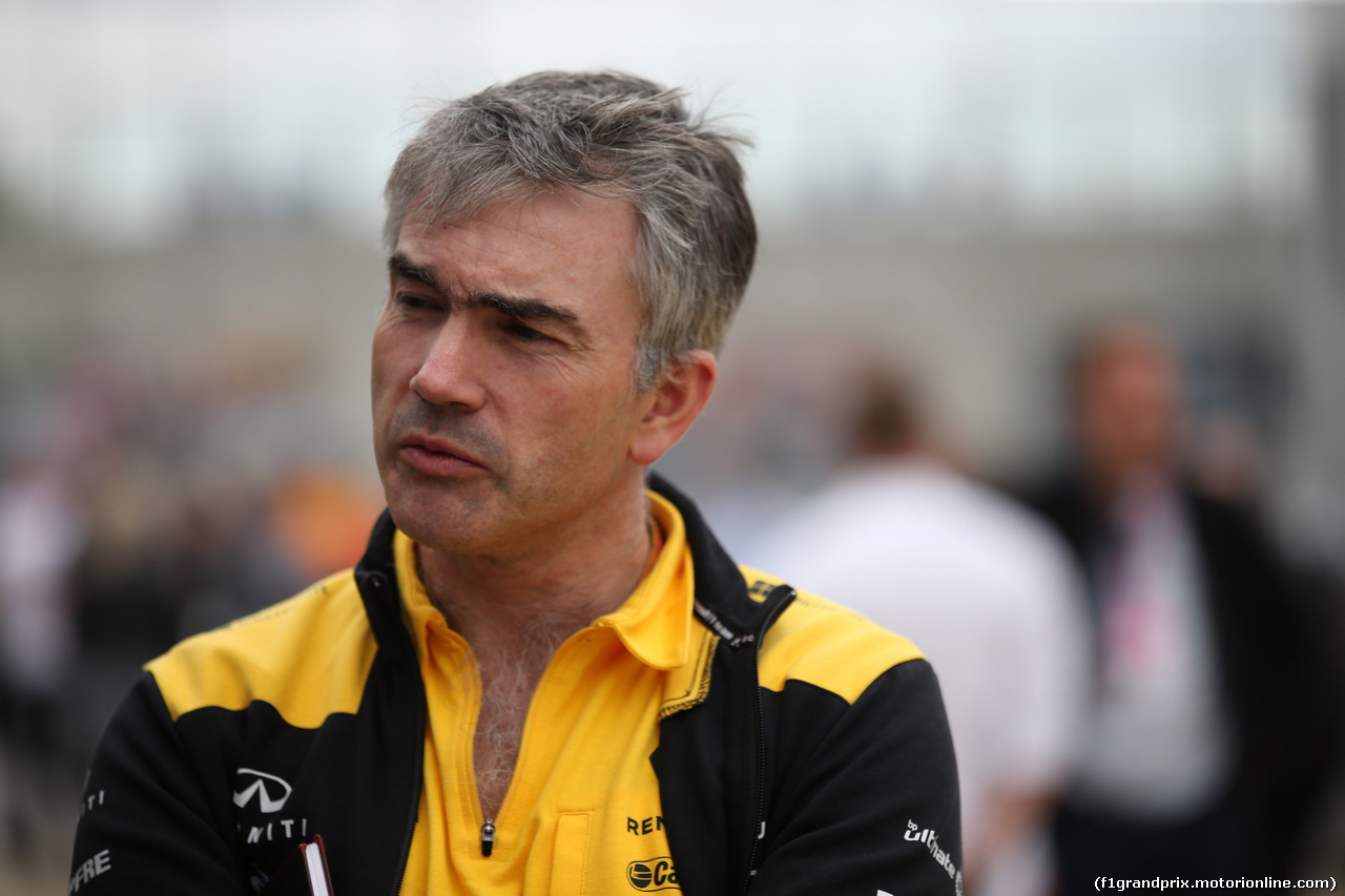 GP GRAN BRETAGNA, 13.07.2019- Nick Chester (GBR) Renault F1 Team Chassis Technical Director