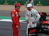 GP GRAN BRETAGNA, 13.07.2019- Qualifiche Festeggiamenti in parc fermee, Valtteri Bottas (FIN) Mercedes AMG F1 W10 EQ Power e Charles Leclerc (MON) Ferrari SF90