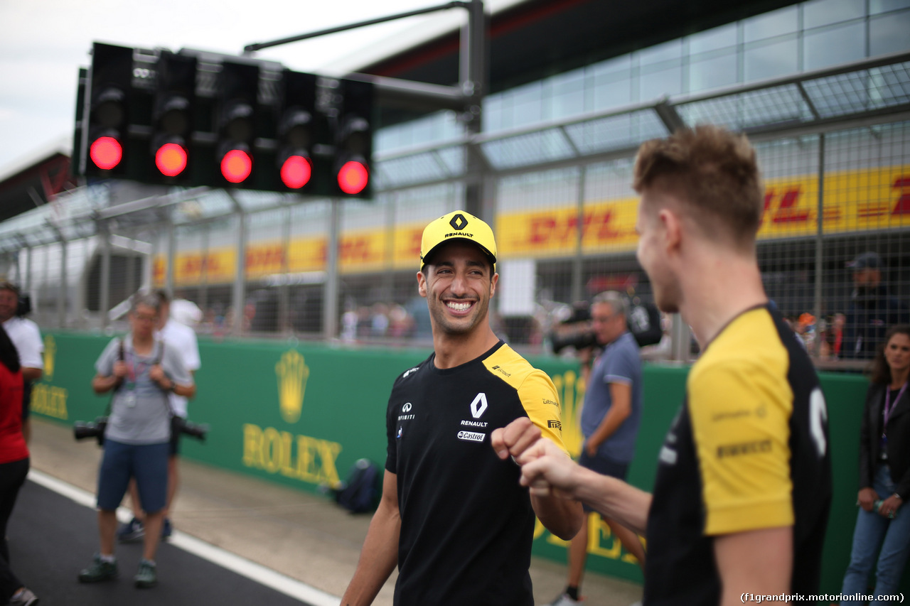GP GRAN BRETAGNA, 11.07.2019- Daniel Ricciardo (AUS) Renault Sport F1 Team RS19