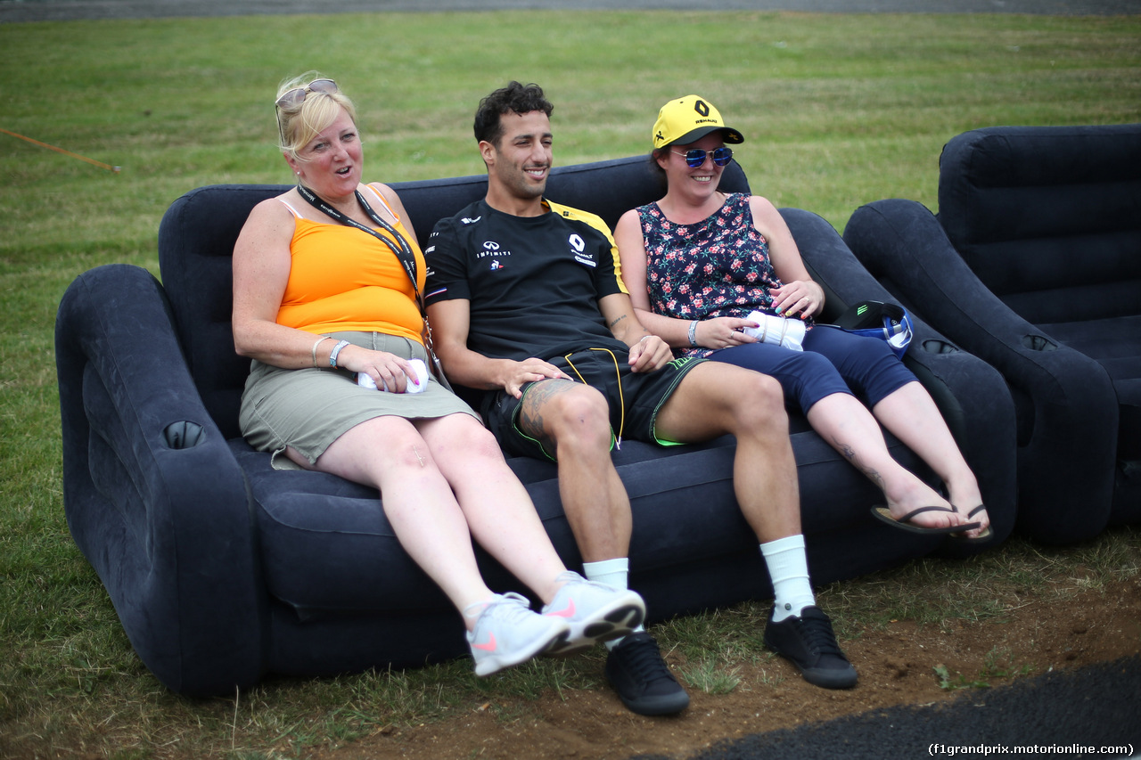 GP GRAN BRETAGNA, 11.07.2019- Daniel Ricciardo (AUS) Renault Sport F1 Team RS19