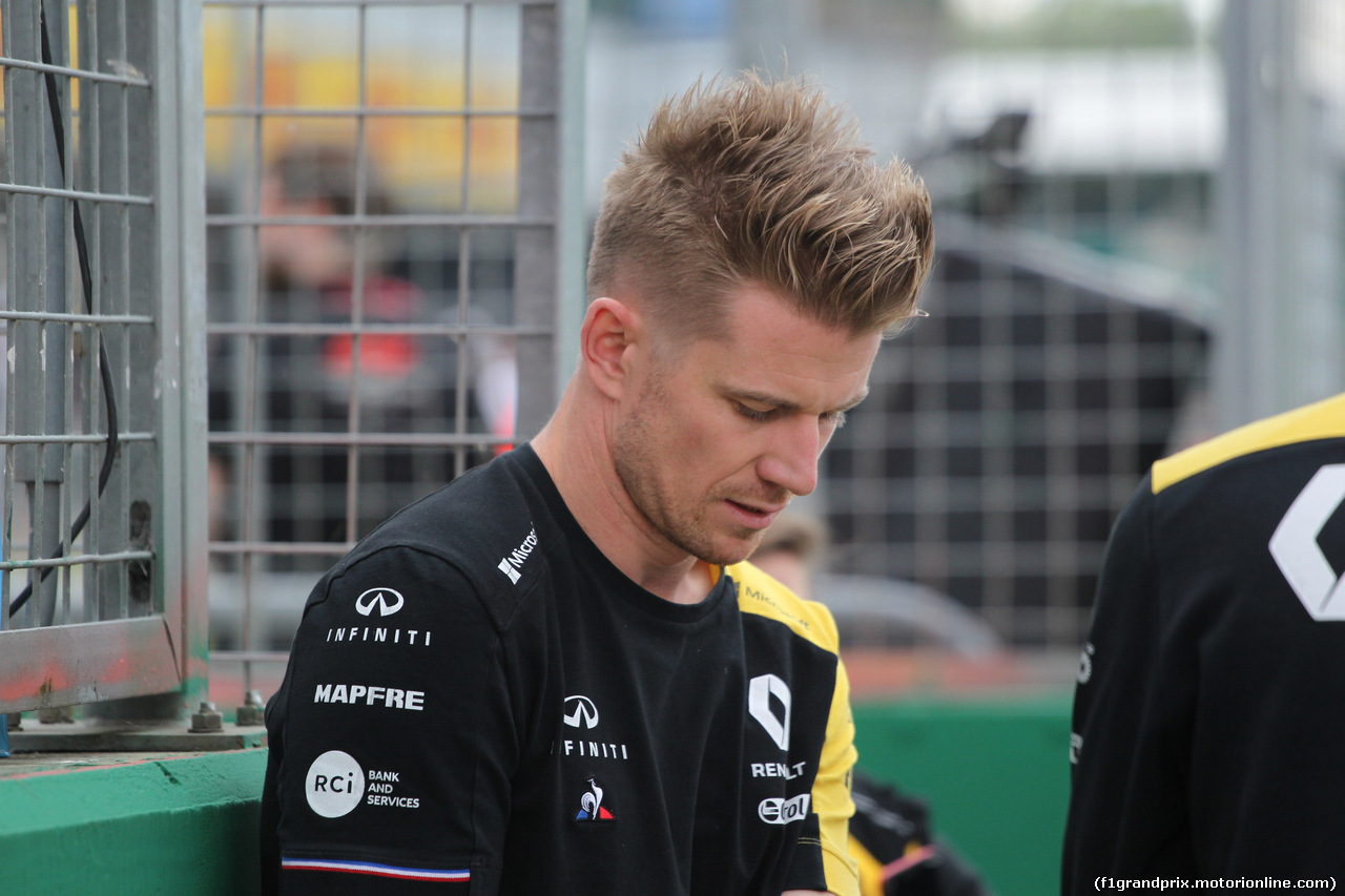 GP GRAN BRETAGNA, 11.07.2019- Nico Hulkenberg (GER) Renault Sport F1 Team RS19
