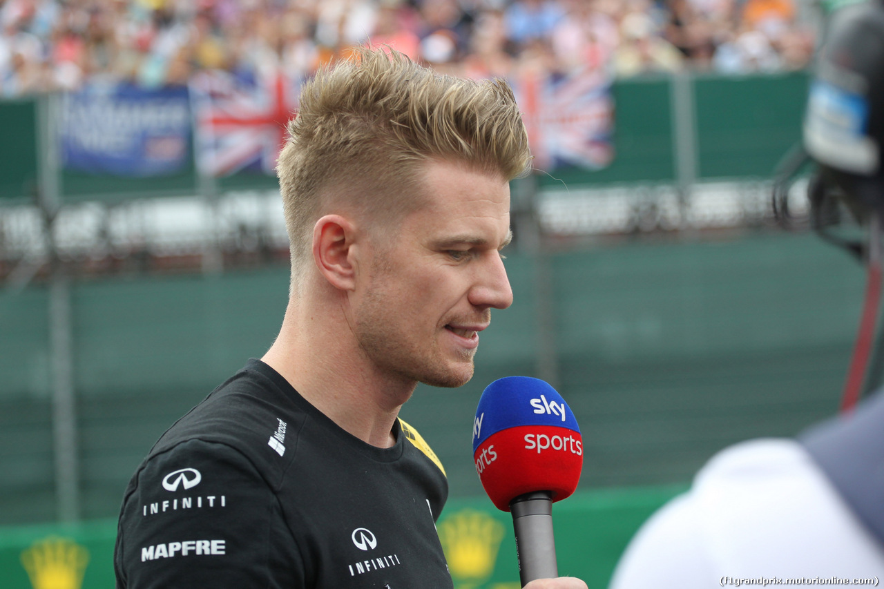 GP GRAN BRETAGNA, 11.07.2019- Nico Hulkenberg (GER) Renault Sport F1 Team RS19