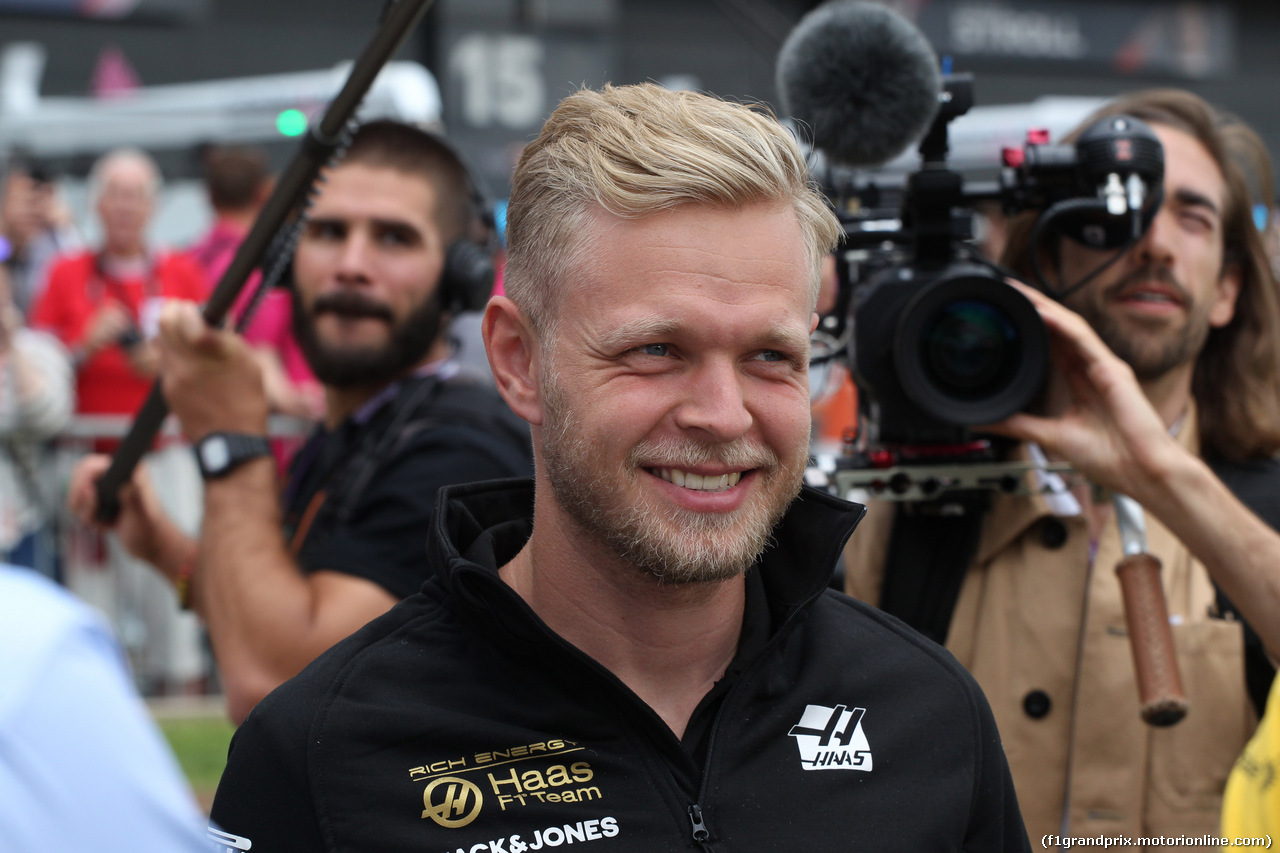 GP GRAN BRETAGNA, 11.07.2019- Kevin Magnussen (DEN) Haas F1 Team VF-19