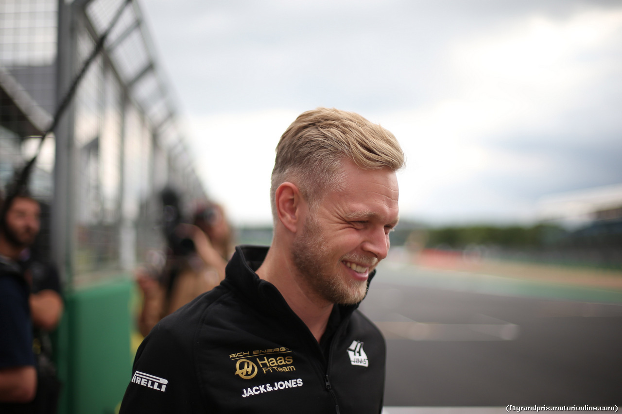 GP GRAN BRETAGNA, 11.07.2019- Kevin Magnussen (DEN) Haas F1 Team VF-19