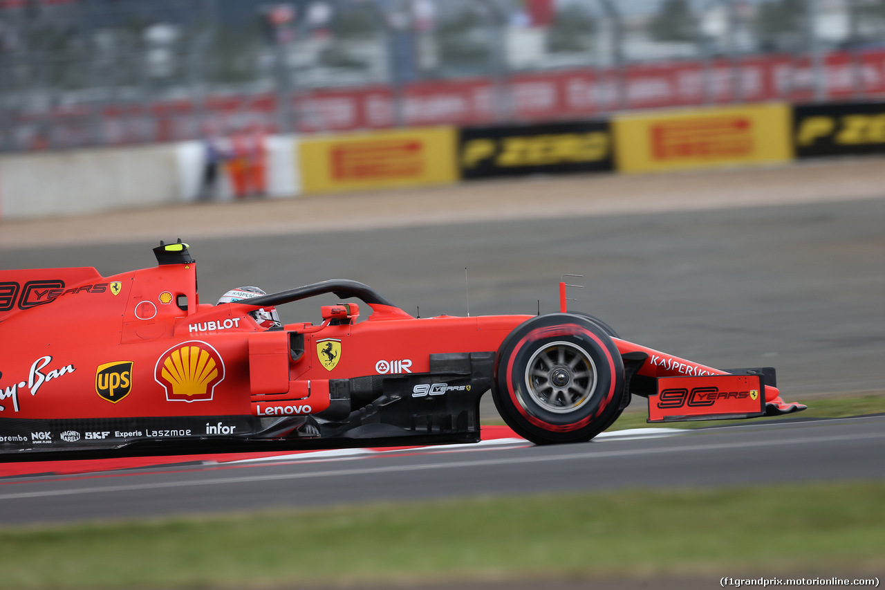 GP GRAN BRETAGNA, 12.07.2019- Prove Libere 1, Charles Leclerc (MON) Ferrari SF90