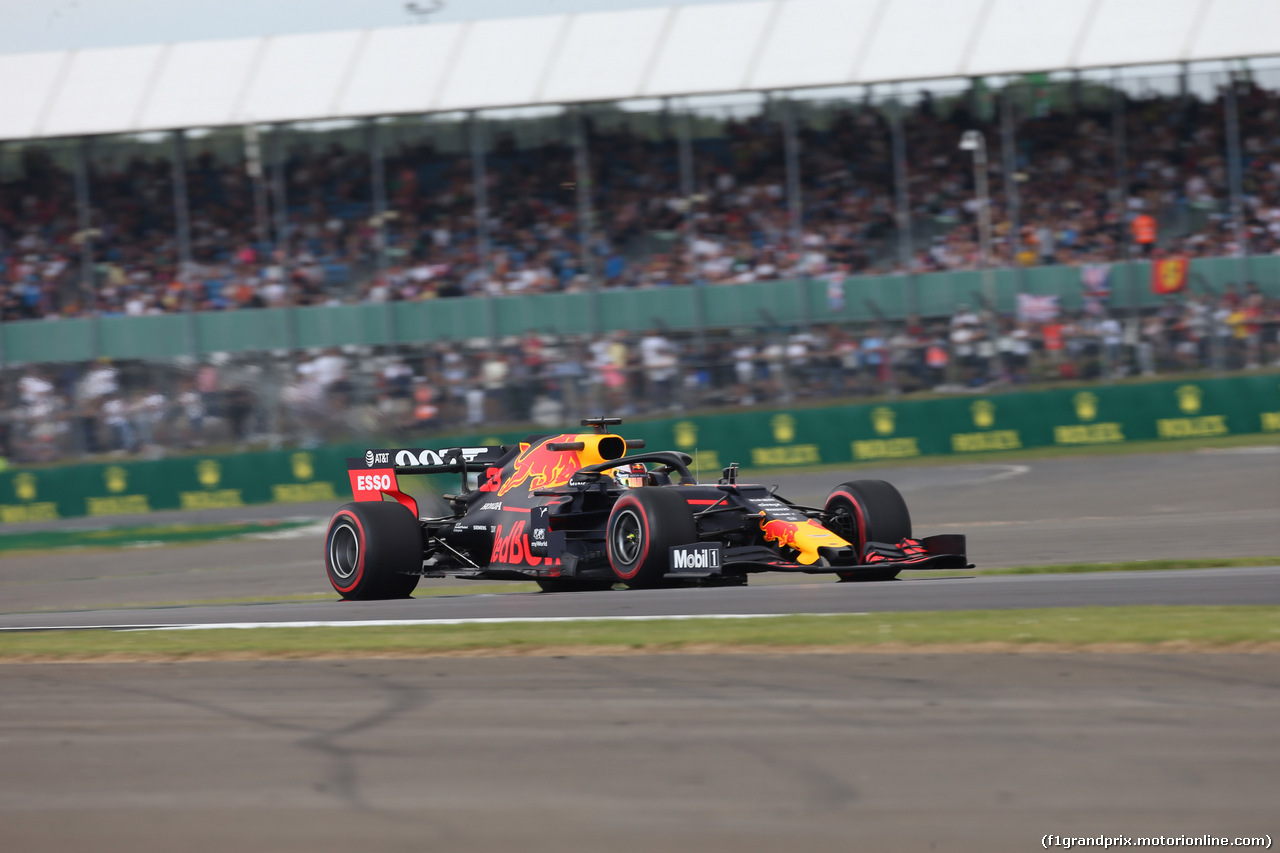 GP GRAN BRETAGNA, 12.07.2019- Prove Libere 1, Max Verstappen (NED) Red Bull Racing RB15