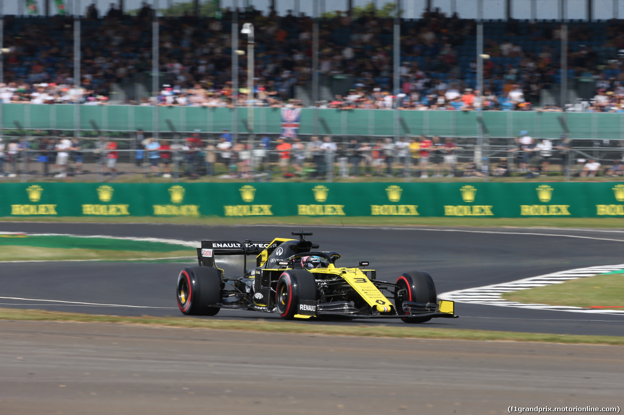GP GRAN BRETAGNA, 12.07.2019- Prove Libere 1, Daniel Ricciardo (AUS) Renault Sport F1 Team RS19