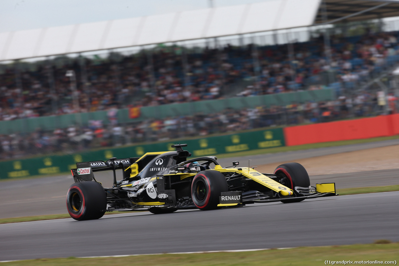GP GRAN BRETAGNA, 12.07.2019- Prove Libere 1, Daniel Ricciardo (AUS) Renault Sport F1 Team RS19