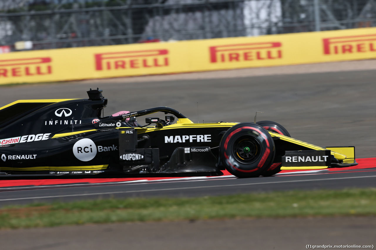 GP GRAN BRETAGNA, 12.07.2019- Prove Libere 1, Daniel Ricciardo (AUS) Renault Sport F1 Team RS19