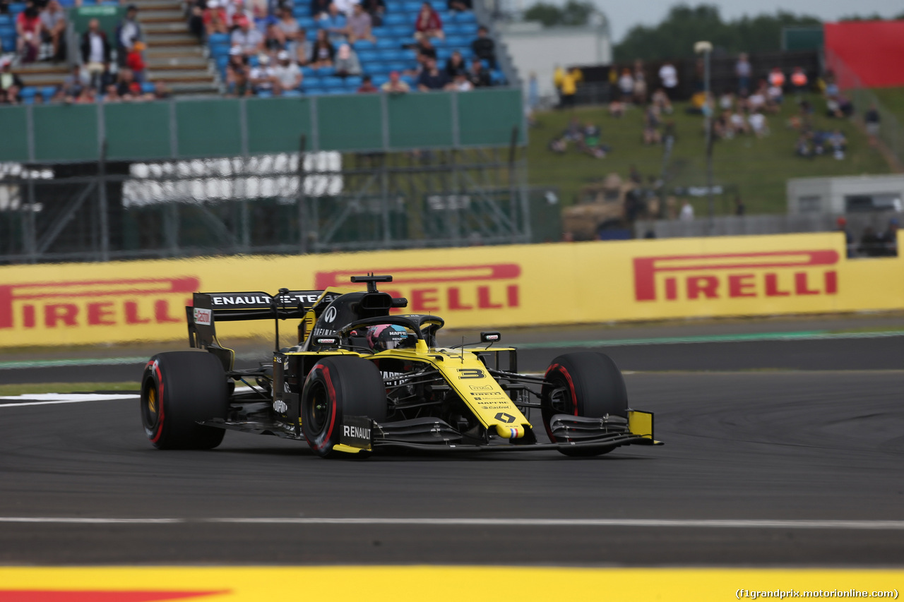 GP GRAN BRETAGNA, 12.07.2019- Prove Libere 1, Daniel Ricciardo (AUS) Renault Sport F1 Team RS19