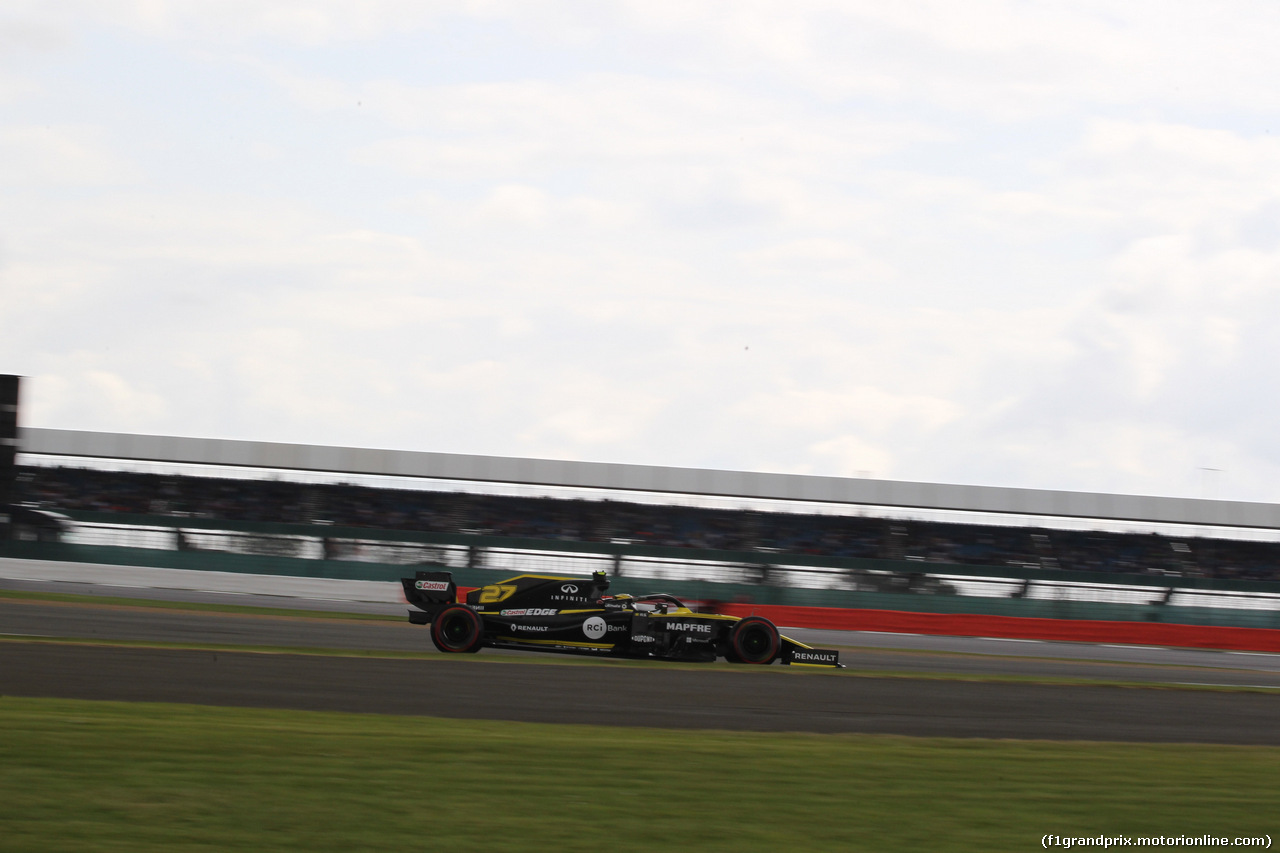 GP GRAN BRETAGNA, 12.07.2019- Prove Libere 1, Nico Hulkenberg (GER) Renault Sport F1 Team RS19