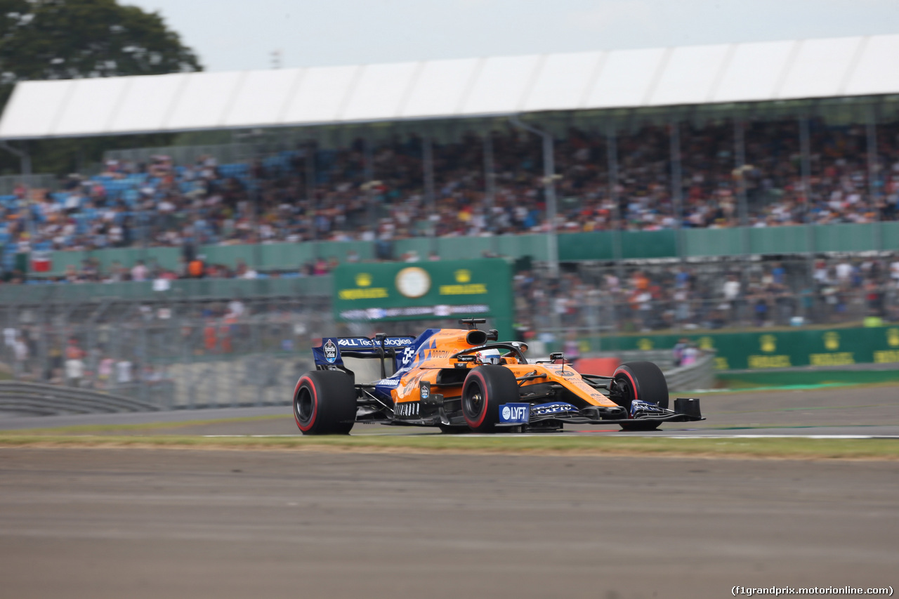 GP GRAN BRETAGNA, 12.07.2019- Prove Libere 1, Carlos Sainz Jr (ESP) Mclaren F1 Team MCL34