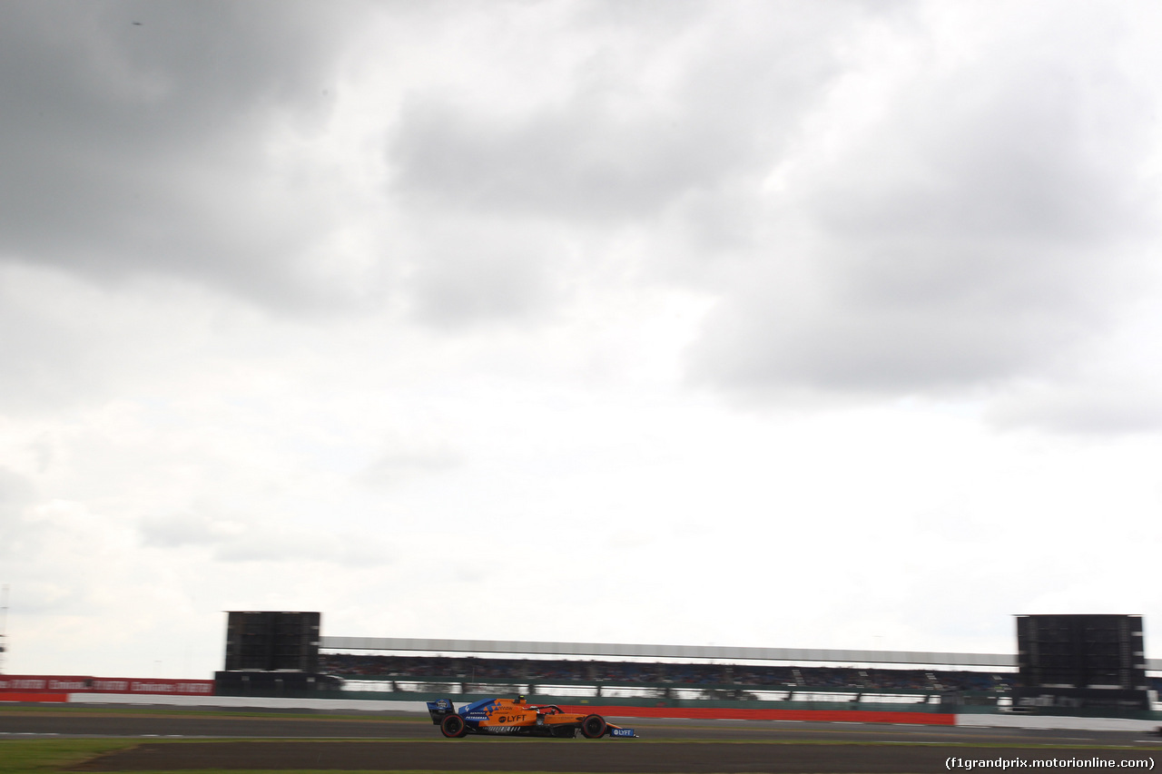 GP GRAN BRETAGNA, 12.07.2019- Prove Libere 1, Lando Norris (GBR) Mclaren F1 Team MCL34