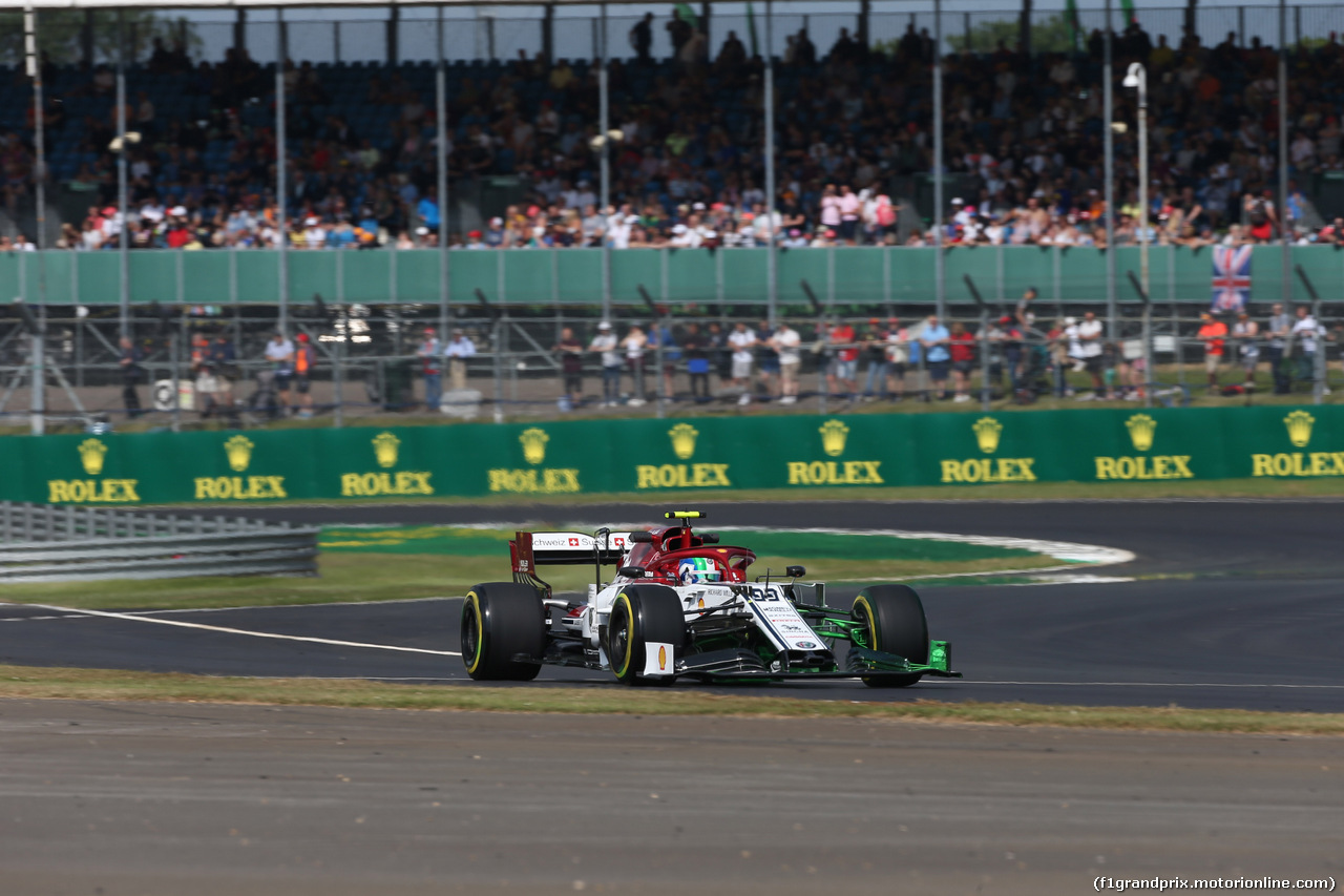 GP GRAN BRETAGNA, 12.07.2019- Prove Libere 1, Antonio Giovinazzi (ITA) Alfa Romeo Racing C38