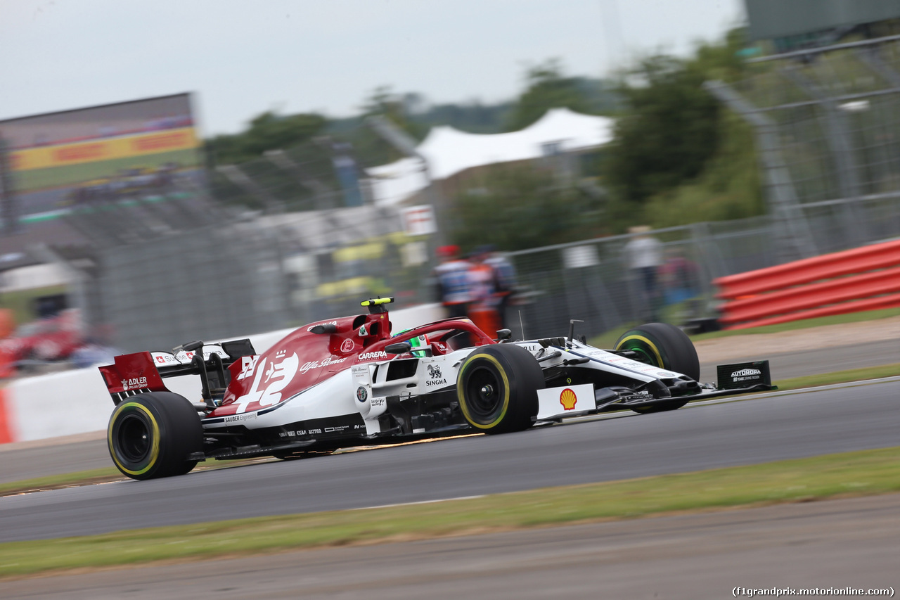GP GRAN BRETAGNA, 12.07.2019- Prove Libere 1, Antonio Giovinazzi (ITA) Alfa Romeo Racing C38