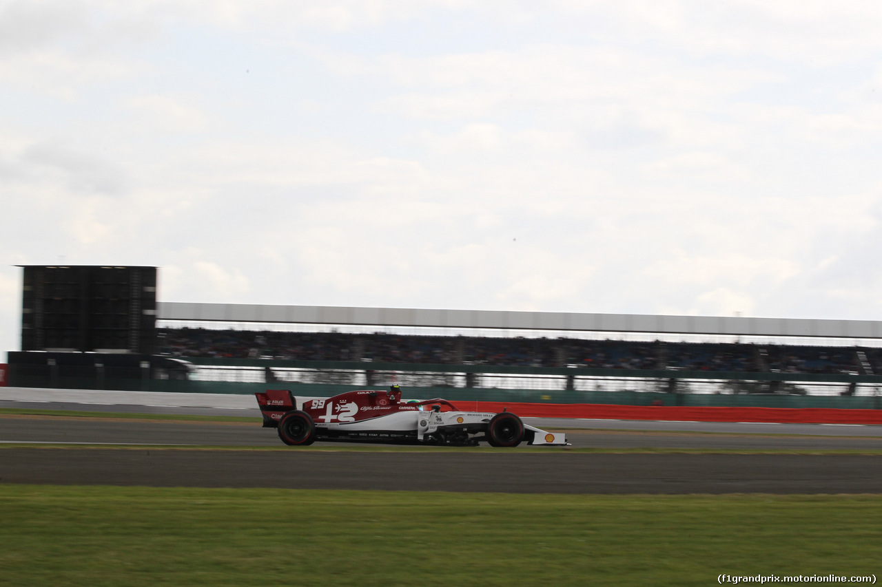 GP GRAN BRETAGNA, 12.07.2019- Prove Libere 1, Antonio Giovinazzi (ITA) Alfa Romeo Racing C38