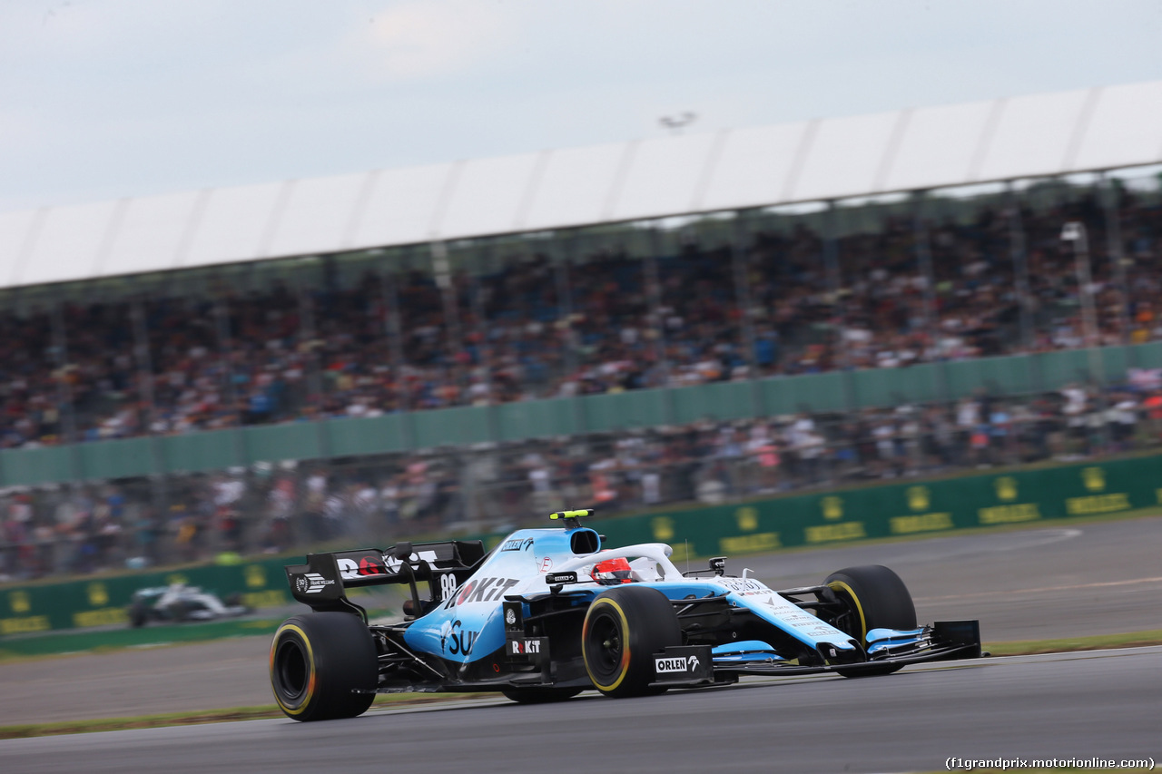 GP GRAN BRETAGNA, 12.07.2019- Prove Libere 1, Robert Kubica (POL) Williams F1 FW42