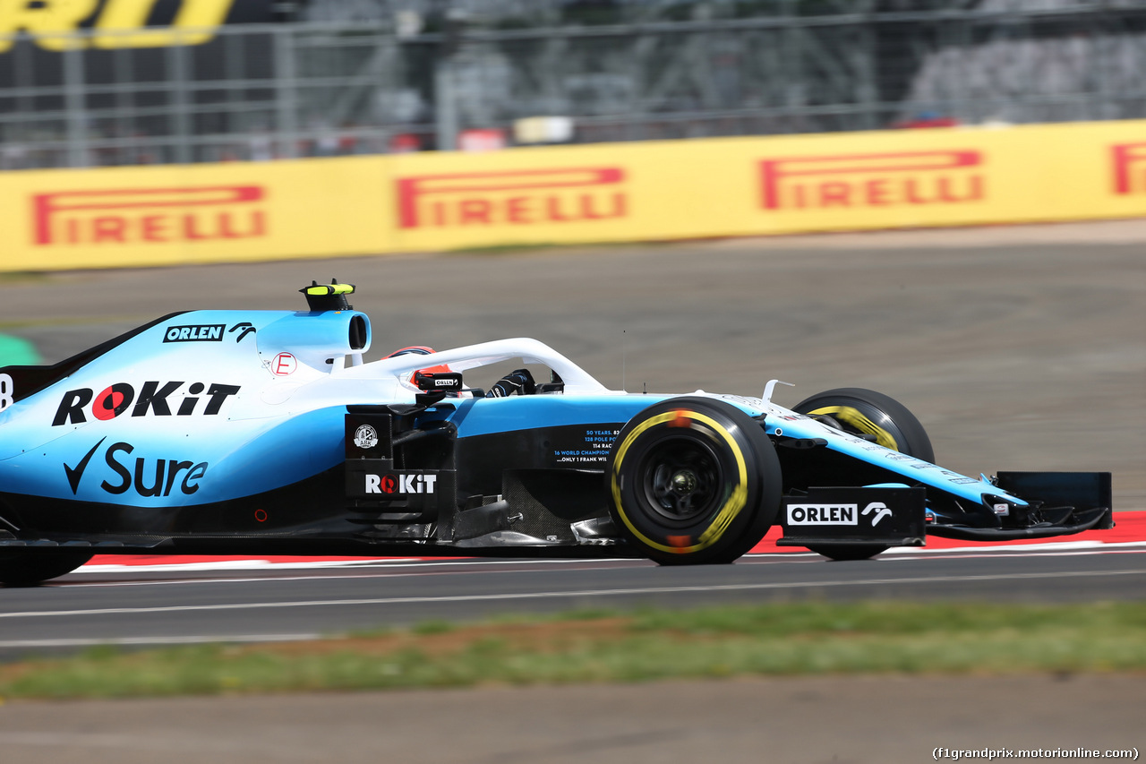 GP GRAN BRETAGNA, 12.07.2019- Prove Libere 1, Robert Kubica (POL) Williams F1 FW42