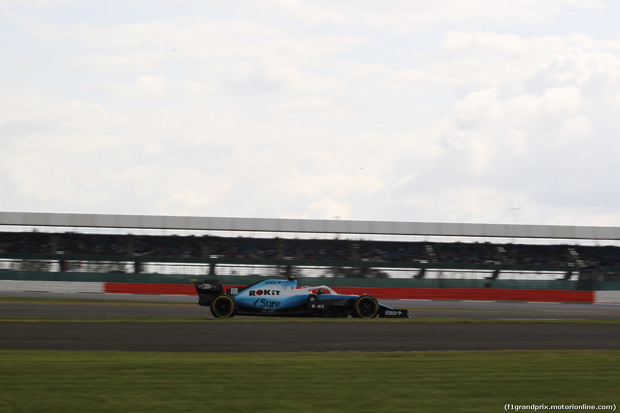 GP GRAN BRETAGNA, 12.07.2019- Prove Libere 1, Robert Kubica (POL) Williams F1 FW42