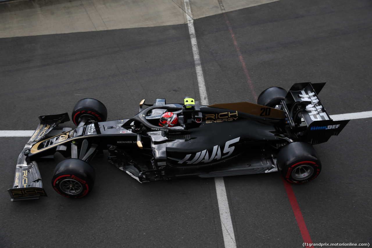 GP GRAN BRETAGNA, 12.07.2019- Prove Libere 1, Kevin Magnussen (DEN) Haas F1 Team VF-19