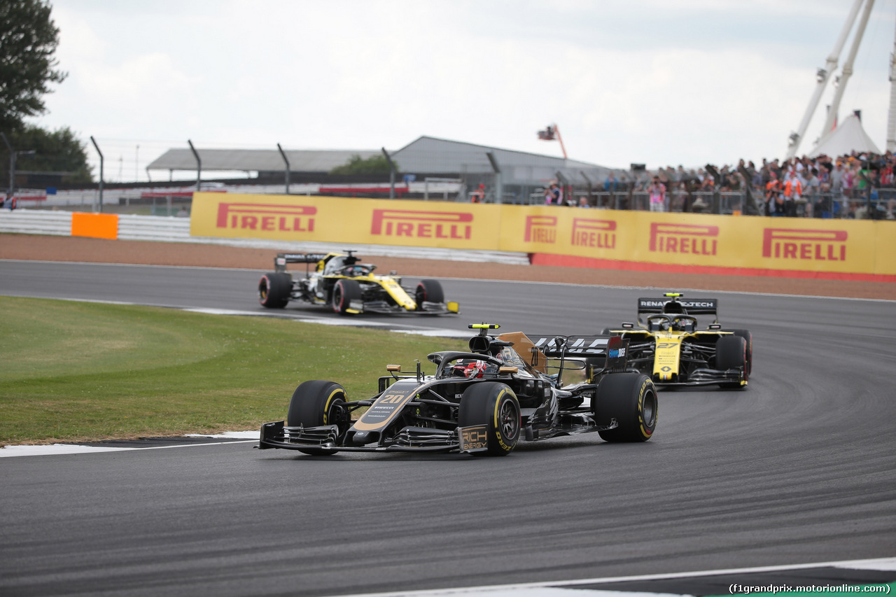 GP GRAN BRETAGNA, 12.07.2019- Prove Libere 1, Kevin Magnussen (DEN) Haas F1 Team VF-19
