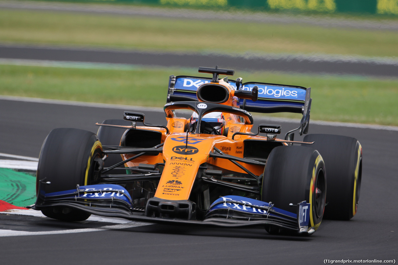 GP GRAN BRETAGNA, 12.07.2019- Prove Libere 1, Carlos Sainz Jr (ESP) Mclaren F1 Team MCL34
