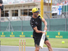GP GRAN BRETAGNA, 11.07.2019- Daniel Ricciardo (AUS) Renault Sport F1 Team RS19 playing cricket