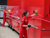 GP GRAN BRETAGNA, 11.07.2019- Ferrari Staff cleaning motorhome