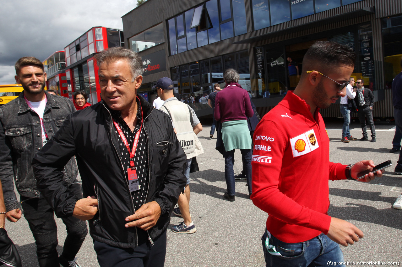 GP ITALIA, 08.09.2019 - Jean Alesi (FRA) e Antonio Fuoco (ITA)