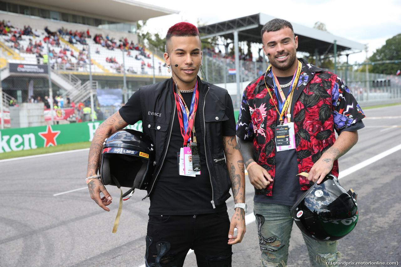 GP ITALIA, 08.09.2019 - Sfera Ebbasta (ITA) Rapper