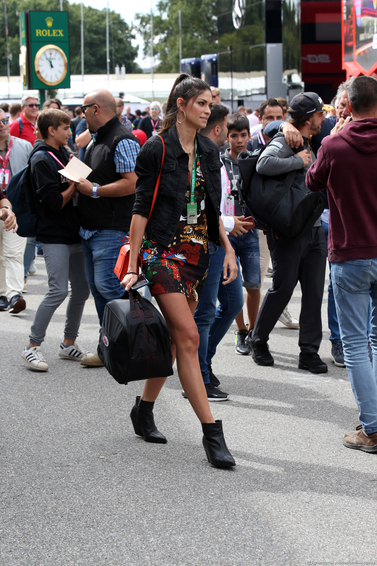 GP ITALIA, 08.09.2019 - Linda Morselli (ITA) Ragazzafriend of Fernando Alonso (ESP)