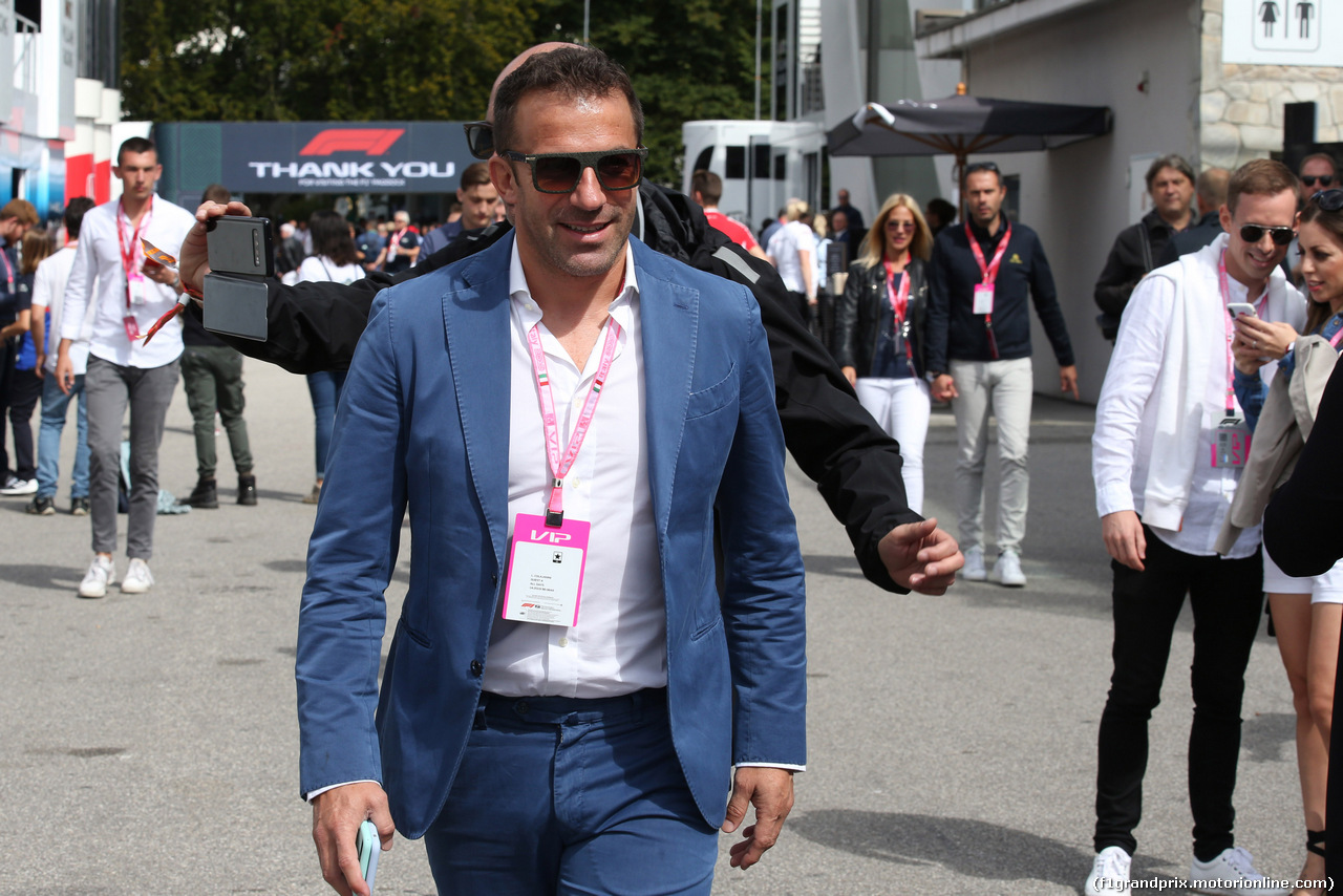 GP ITALIA, 08.09.2019 - Alessandro Del Piero (ITA Former football player