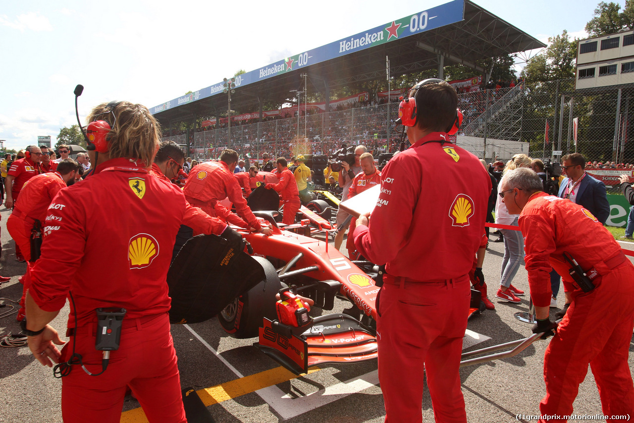 GP ITALIA, 08.09.2019 - Gara, Sebastian Vettel (GER) Ferrari SF90