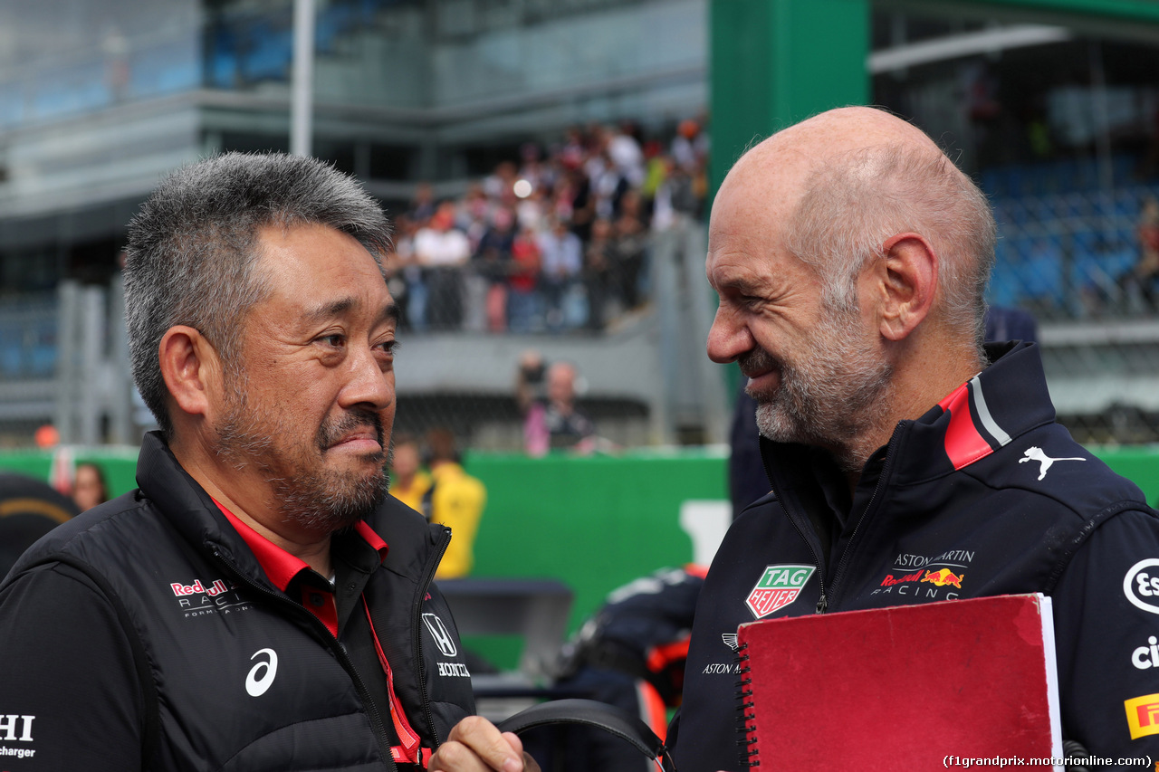 GP ITALIA, 08.09.2019 - Gara, Masashi Yamamoto (JPN) Honda Racing F1 Managing Director e Adrian Newey (GBR), Red Bull Racing , Technical Operations Director