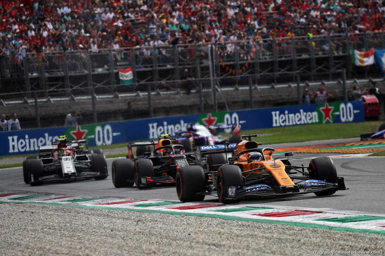 GP ITALIA, 08.09.2019 - Gara, Carlos Sainz Jr (ESP) Mclaren F1 Team MCL34