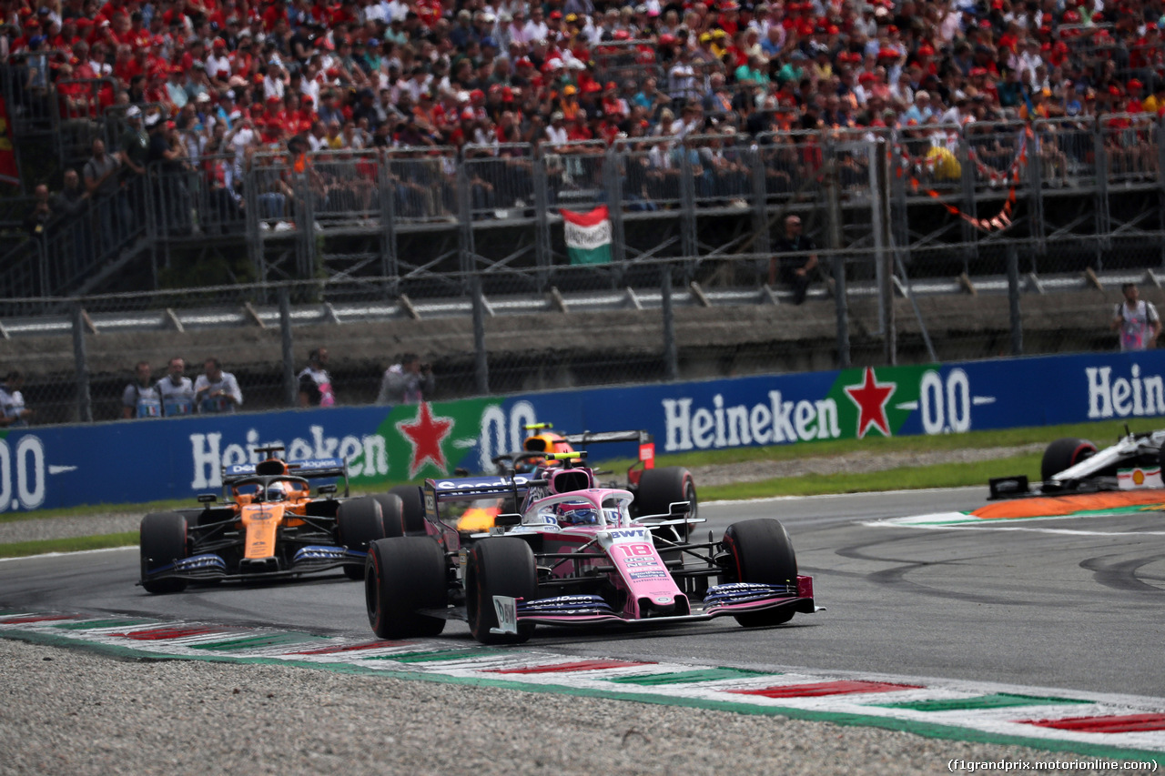 GP ITALIA, 08.09.2019 - Gara, Lance Stroll (CDN) Racing Point F1 Team RP19