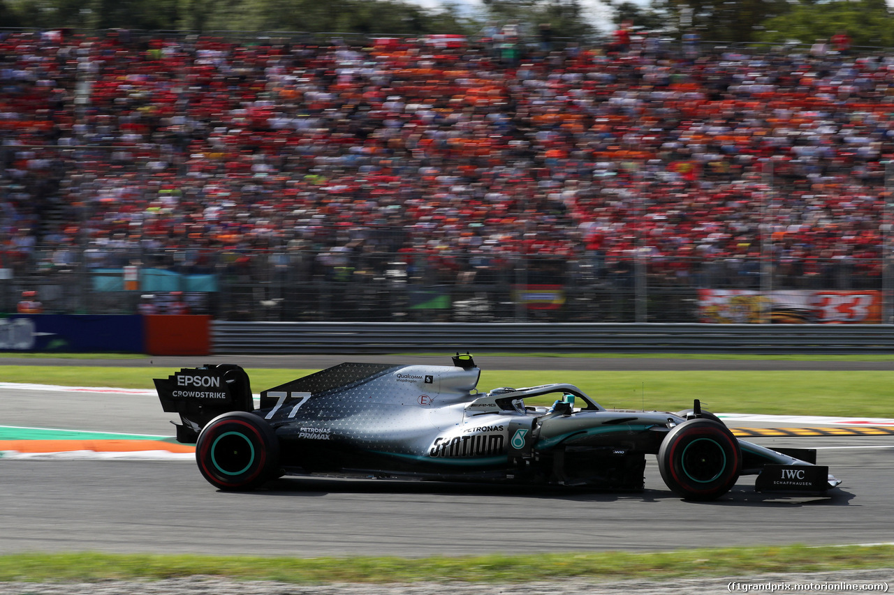 GP ITALIA, 08.09.2019 - Gara, Valtteri Bottas (FIN) Mercedes AMG F1 W010